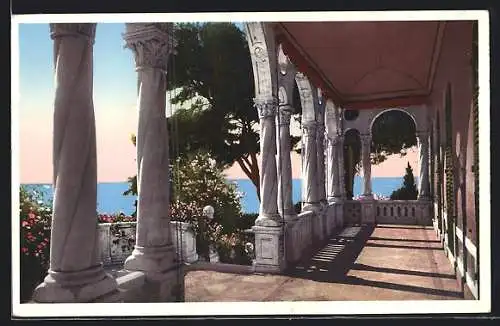 AK Alassio, Ventimiglia, Giardini Villa Mortola