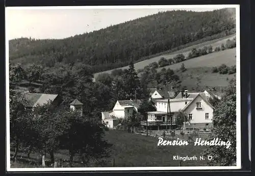 AK Klingfurth /N. Ö., Hotel-Pension Hendling