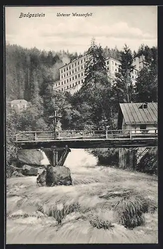 AK Badgastein, Unterer Wasserfall