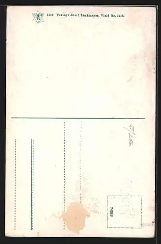 AK Wald /Obersteiermark, Ortsansicht mit Kirche