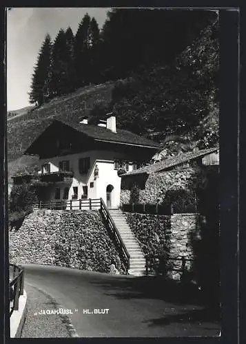 AK Heiligenblut am Grossglockner, Gasthaus Jagahäusl