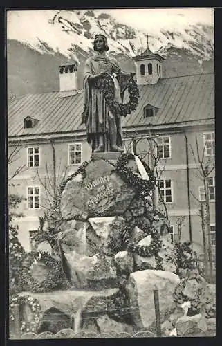 AK Innsbruck, Denkmal Walther von der Vogelweide