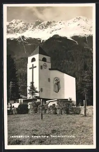 AK Innsbruck, Theresienkirche im Stadtteil Hungerburg