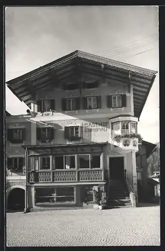 AK Hopfgarten /Tir., Gasthof Oberbräu von Jakob Age