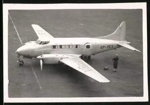 Fotografie Flugzeug Havilland DH. 104 Dove, Kennung VP-YEV