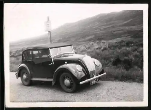 Fotografie Auto Cabrio, Summit of Black Mount between Glencoe & Crianlarich