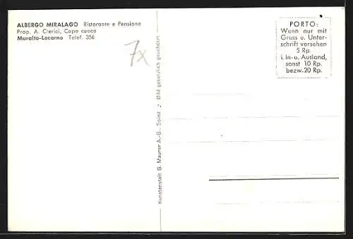 AK Muralto, Albergo Miralago, Ristorante e Pensione