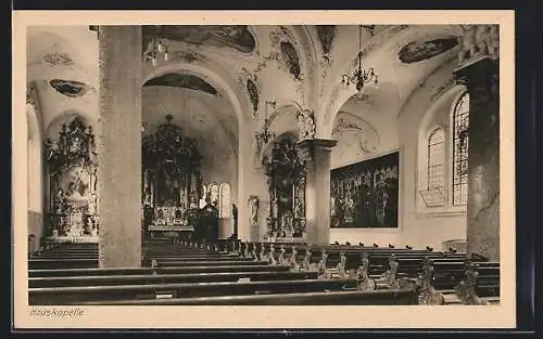 AK Dillingen a. D., Priester-Seminar, Inneres der Hauskapelle