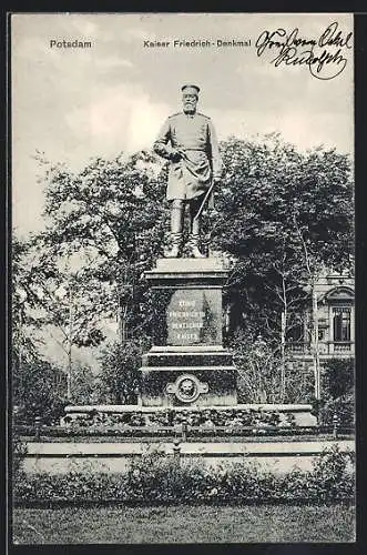 AK Potsdam, Kaiser Friedrich-Denkmal