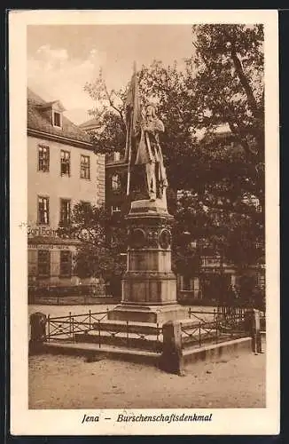 AK Jena, Das Burschenschaftsdenkmal