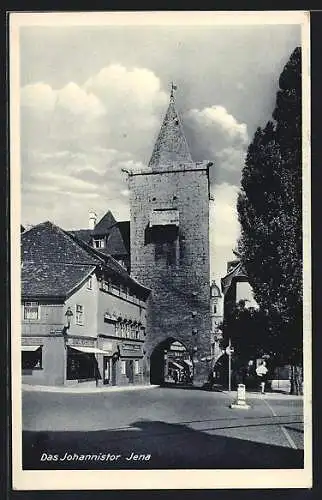 AK Jena, Johannistor mit Strasse