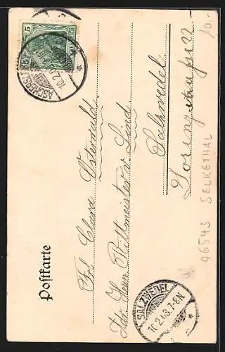 AK Burg Falkenstein /Selkethal, Ansicht der Burg