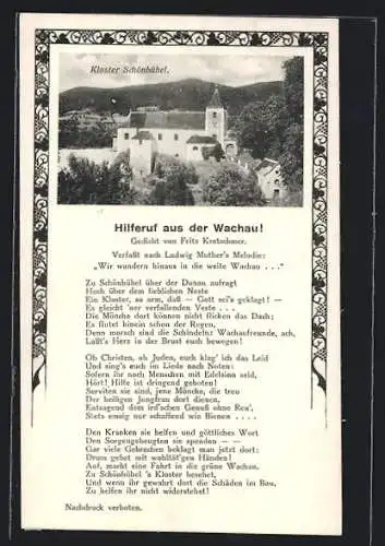 AK Schönbühel, Kloster, Hilferuf aus der Wachau