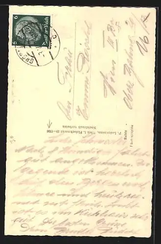 AK Gröbming /Steiermark, Ortsansicht mit dem Kamm