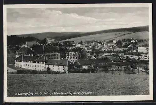 AK Gablitz /Donau, Ortsansicht mit Umgebung aus der Vogelschau