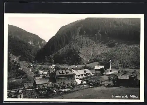 AK Frein a. d. Mürz, Ortsansicht aus der Vogelschau