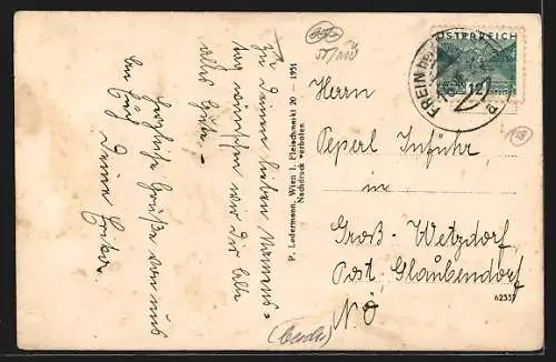 AK Frein bei Mürzsteg, Ortsansicht mit Seekogel