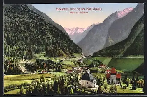 AK Böckstein bei Bad Gastein, Blick ins Anlauftal