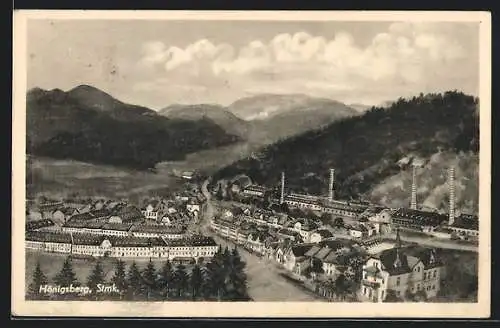 AK Mürzzuschlag, Hönigsberg, Fabrik & Siedlung