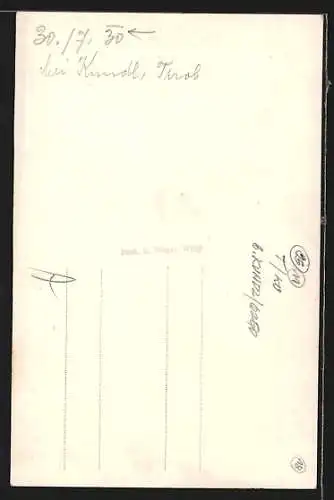 AK Kundl, St. Leonhardskirche im Sonnenschein