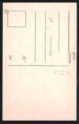 Künstler-AK Wien, Heiligenkreuzerhof, Schönlaterng