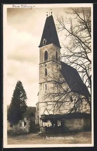 AK Allerheiligen /Mürztal, Ansicht der Kirche