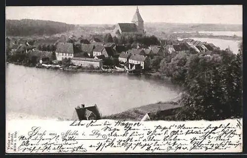 AK Mölln /Lbg., Ortsansicht aus der Vogelschau