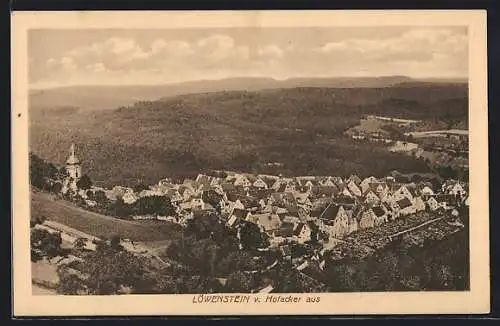 AK Löwenstein / Württ., Gesamtansicht vom Hofacker aus