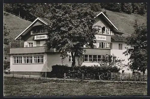 AK Oberstaufen, Gasthof Bergkranz, Bes. H. Bensberg