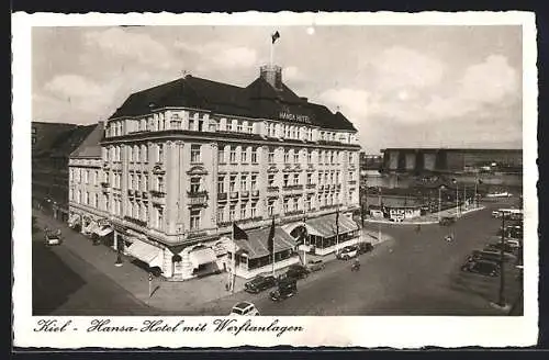 AK Kiel, Hansa-Hotel mit Werftanlagen