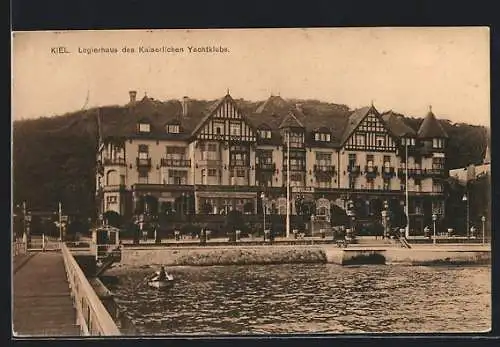 AK Kiel, Logierhaus des Kaiserlichen Yachtklubs