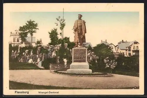 AK Flensburg, Wrangel-Denkmal