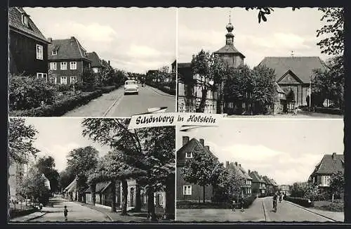 AK Schönberg / Holstein, verschiedene Strassenansichten