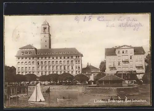 AK Lindau / Bodensee, Hotel Bad Schachen