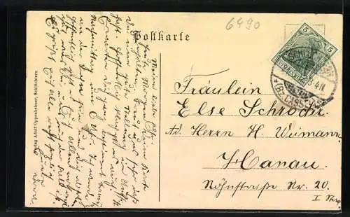 AK Schlüchtern, Ortsansicht aus der Ferne