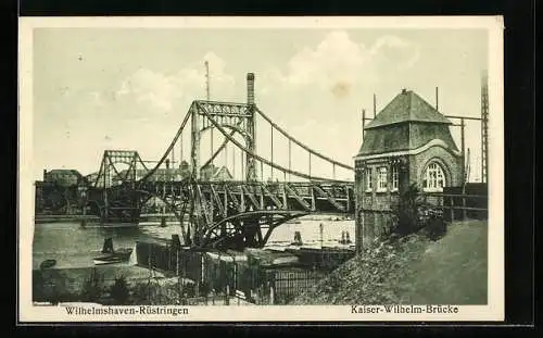 AK Wilhelmshaven-Rüstringen, Kaiser-Wilhelm-Brücke