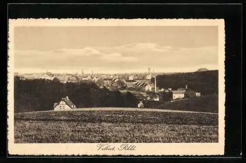 AK Velbert, Rhld., Ortsansicht von Anhöhe aus