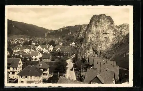 AK Blaubeuren, Teilansicht aus der Vogelschau