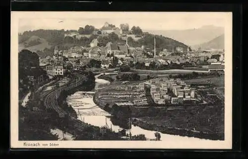 AK Kronach / Oberfranken, Teilansicht von Süden