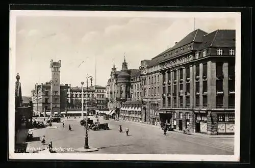 AK Erfurt, Partie am Bahnhofsplatz