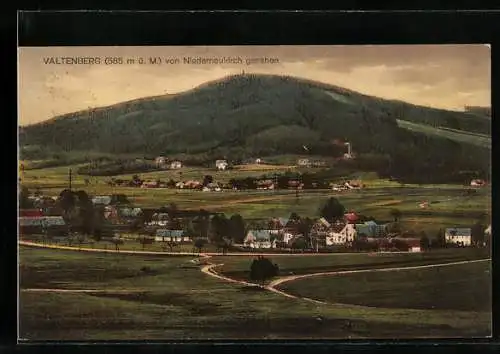 AK Neukirch / Lausitz, Ortspartie am Valtenberg