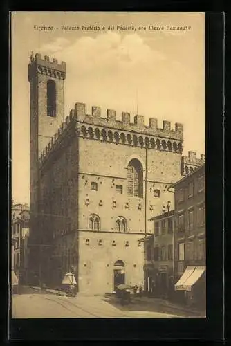 AK Firenze, Palazzo Pretorio o del Podestà, ora Museo Nazionale
