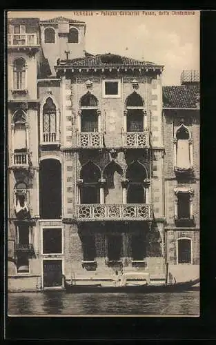 AK Venezia, Palazzo Contarini Pasan detto Desdemona, Gondel