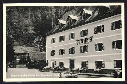 AK Wildalpen, Alpenhotel Josef Kraft