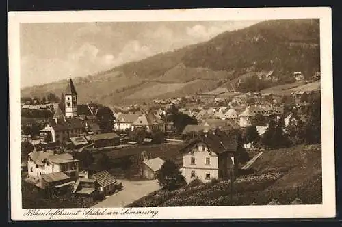 AK Spital am Semmering, Totale mit der Kirche