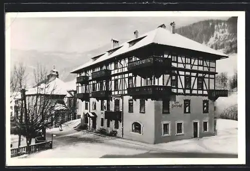 AK Spital am Semmering, Hotel Kirchenhof im Winter, Bes. Elisabeth Hartl
