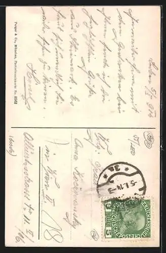 AK Leoben, Waasenbrücke mit Stadtturm