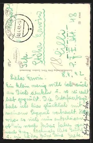 AK Leoben, Ansicht vom Stadtturm