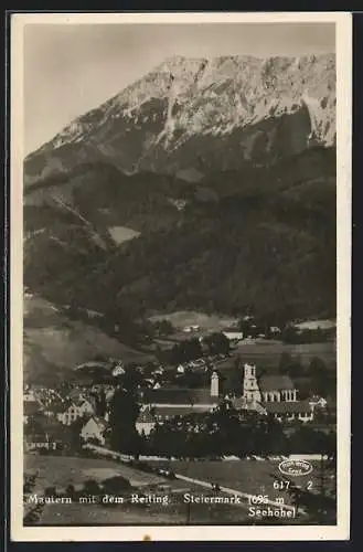 AK Mautern /Steiermark, Ortsansicht mit dem Reiting