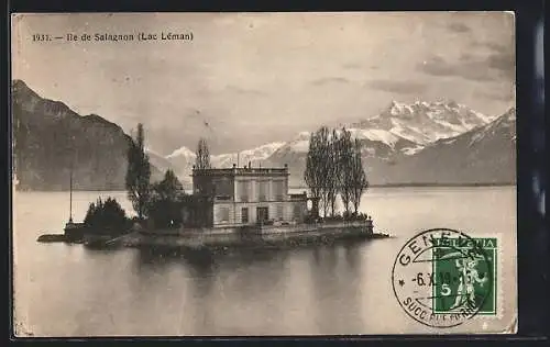 AK Montreux, Ile de Salagnon /Lac Léman